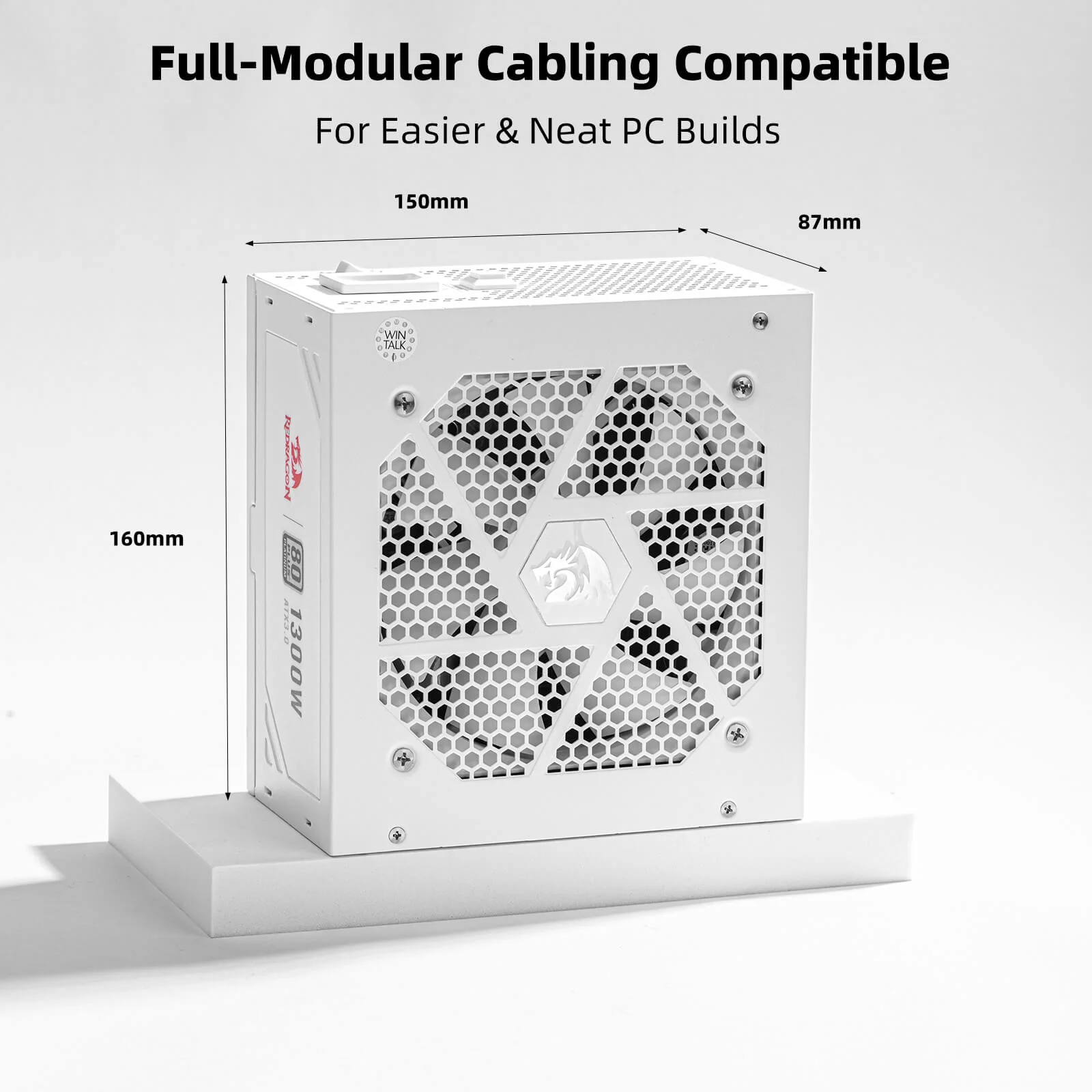 80+ Platinum 1000/1300 Watt ATX 3.0 Fully Modular Power Supply Includes a FREE 12VHPWR Cable - Image 18
