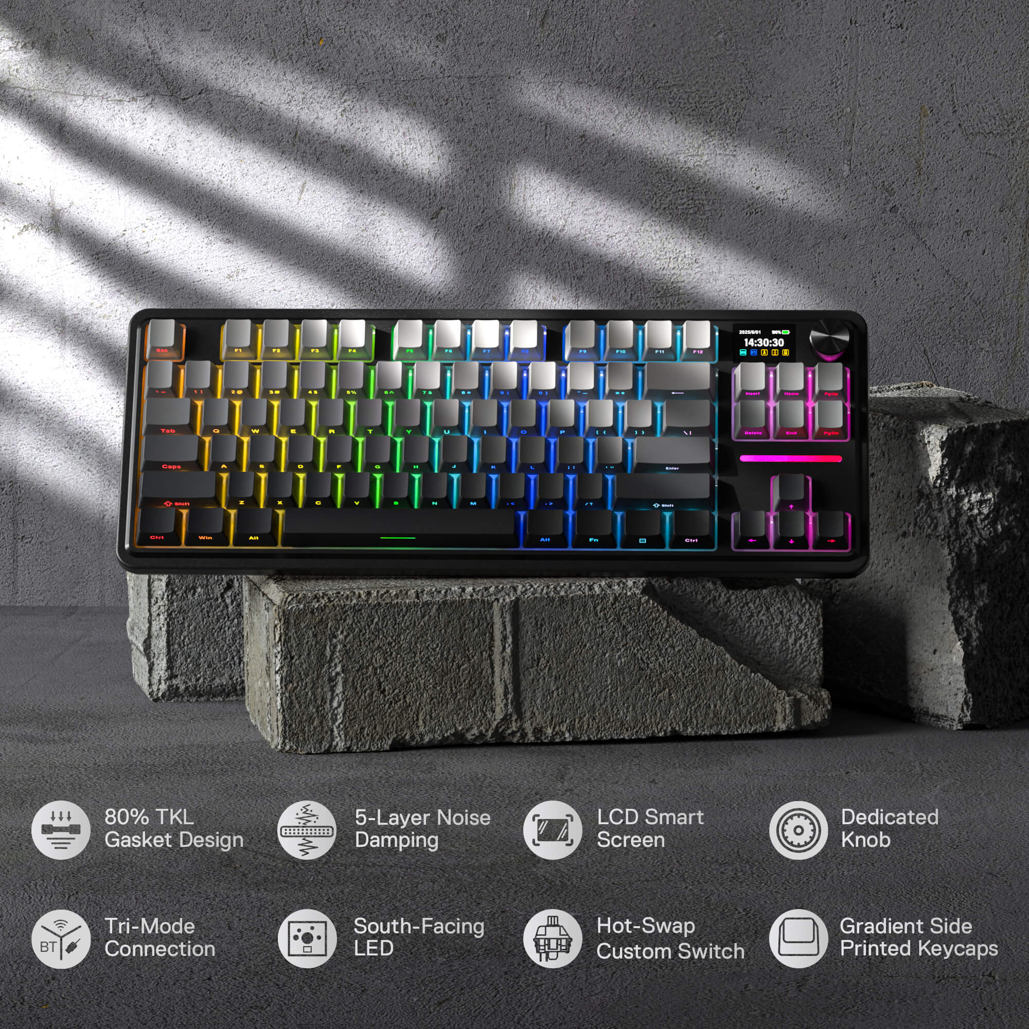 ANTONIUM K743 PRO (Side Printed PBT Keycaps) - Image 4