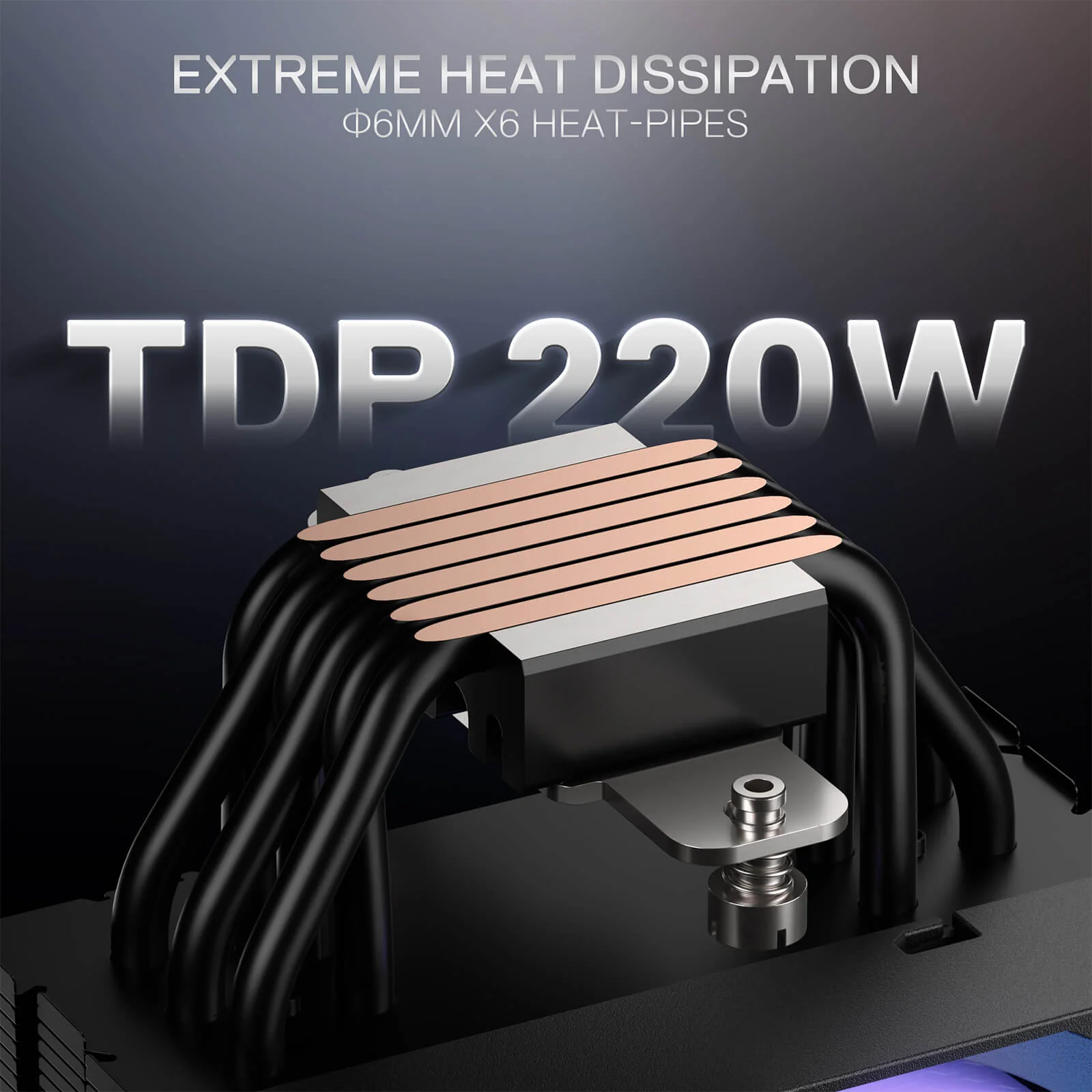 CC2312 ARGB Single Tower CPU Air Cooler - Image 7