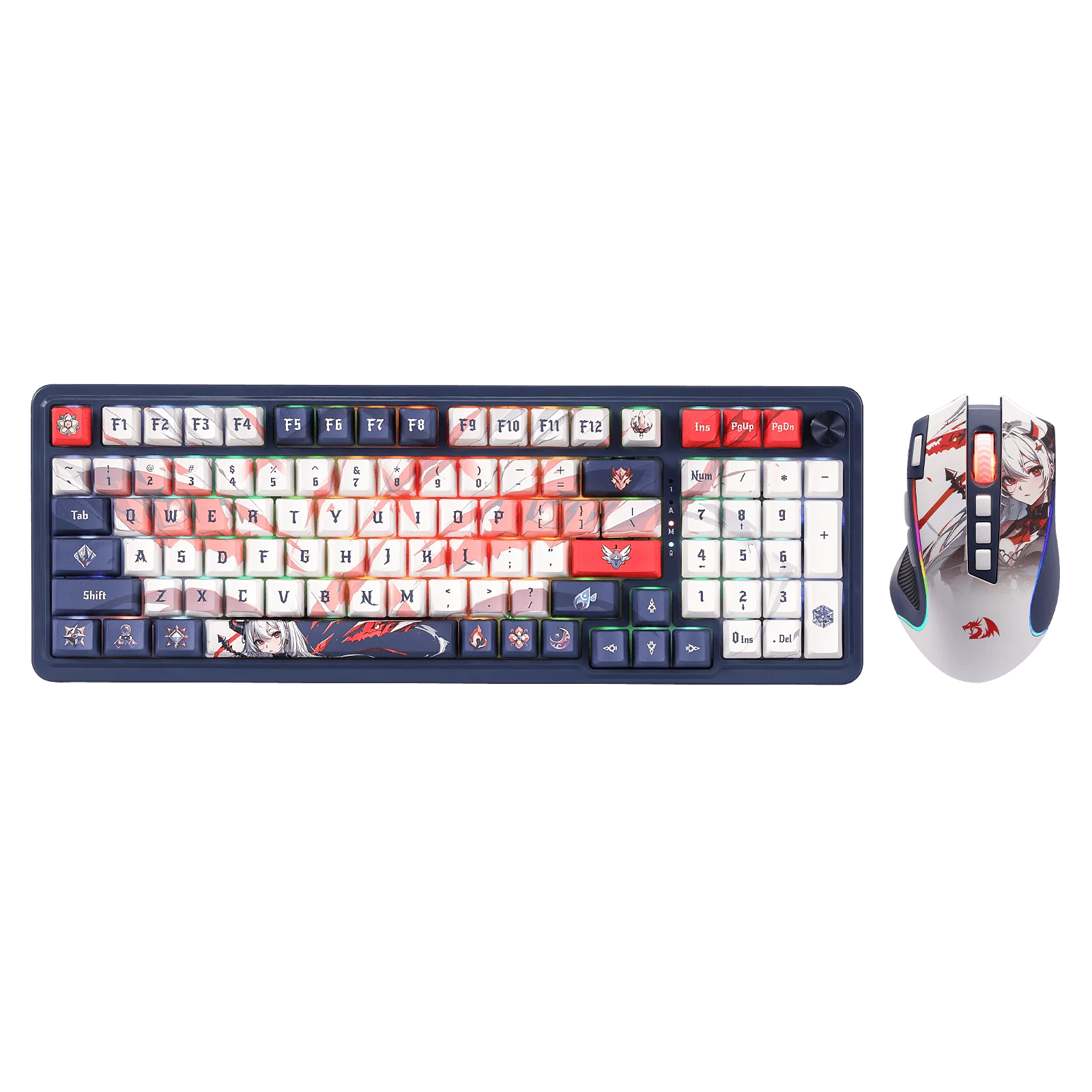 EISA K686 PRO SE Keyboard & M612 PRO Gaming Mouse Anime Combo