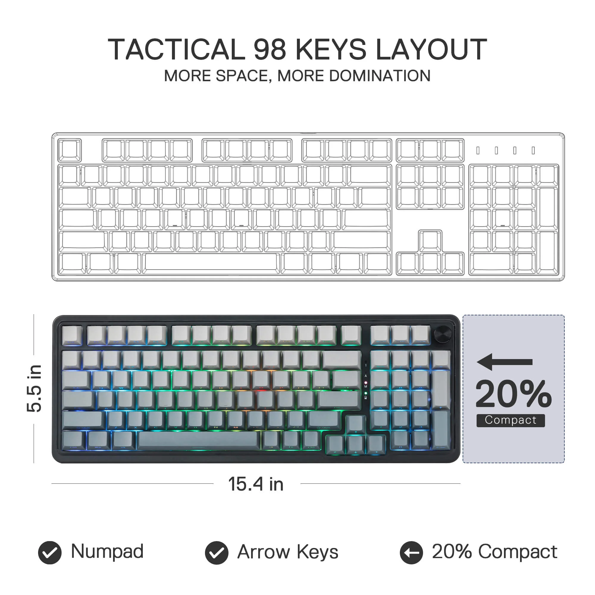EISA K686 PRO(Side Printed PBT Keycaps) - Image 3