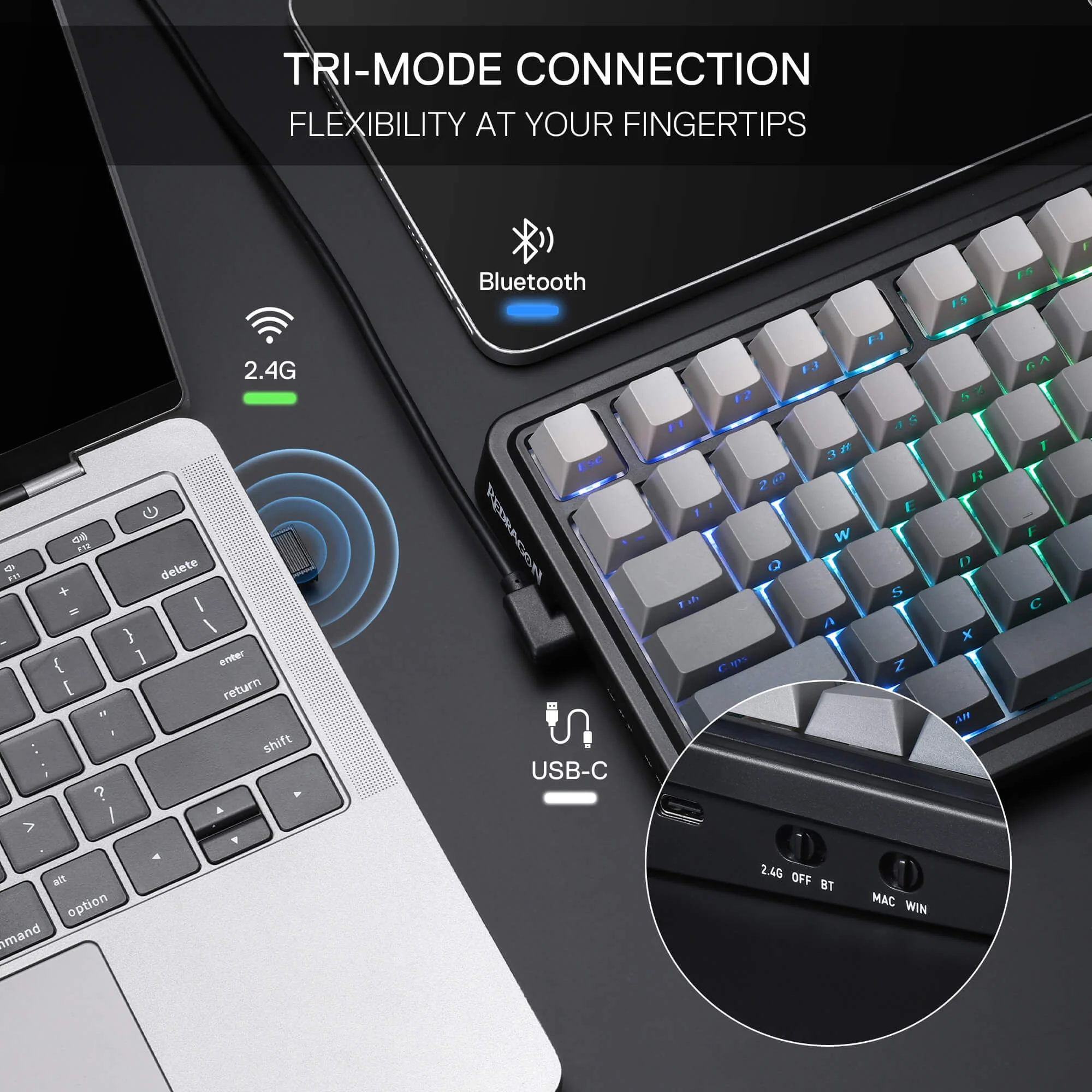 EISA K686 PRO(Side Printed PBT Keycaps) - Image 6