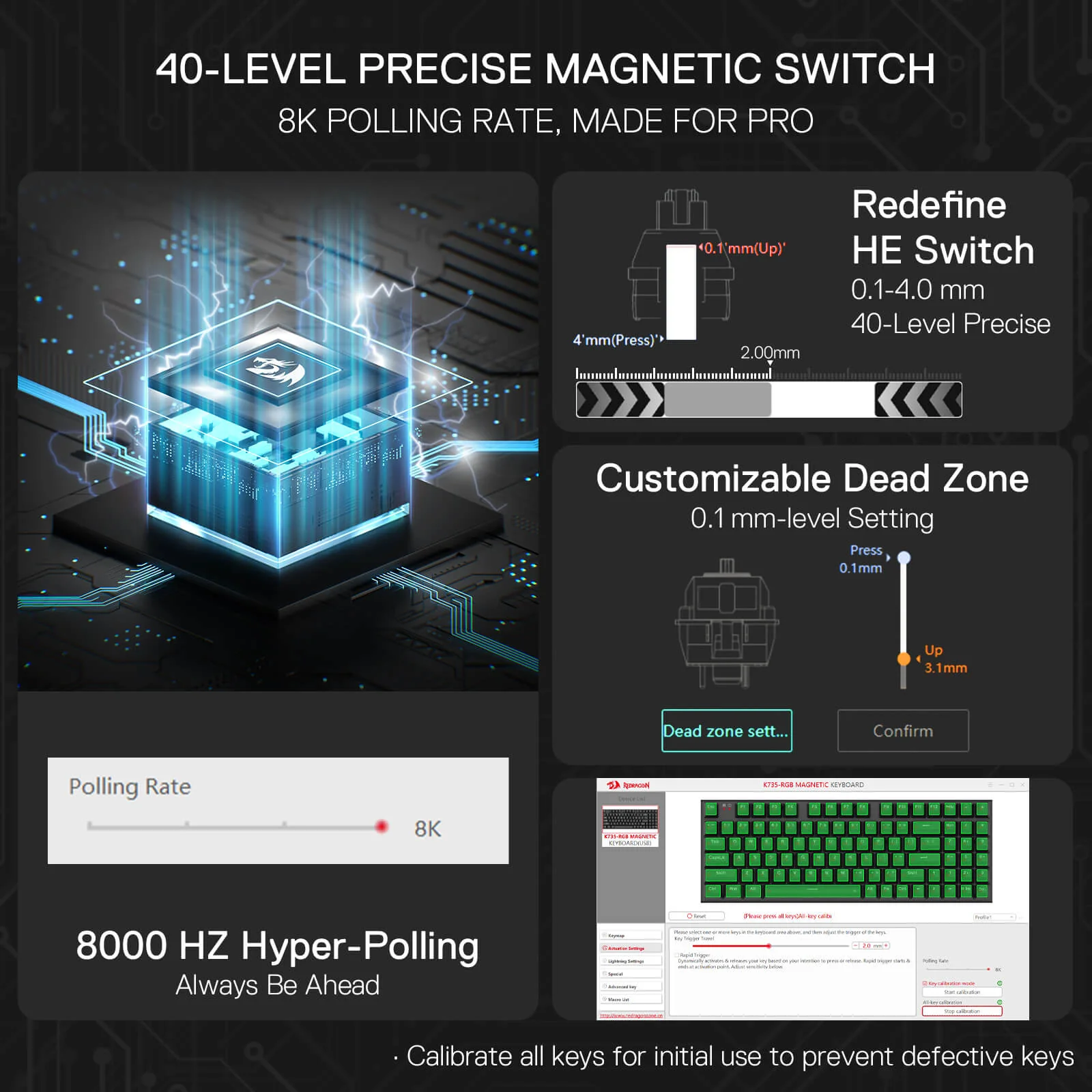 GHOSTBLADE K735 (Magnetic Hall Effect Keyboard) - Image 5