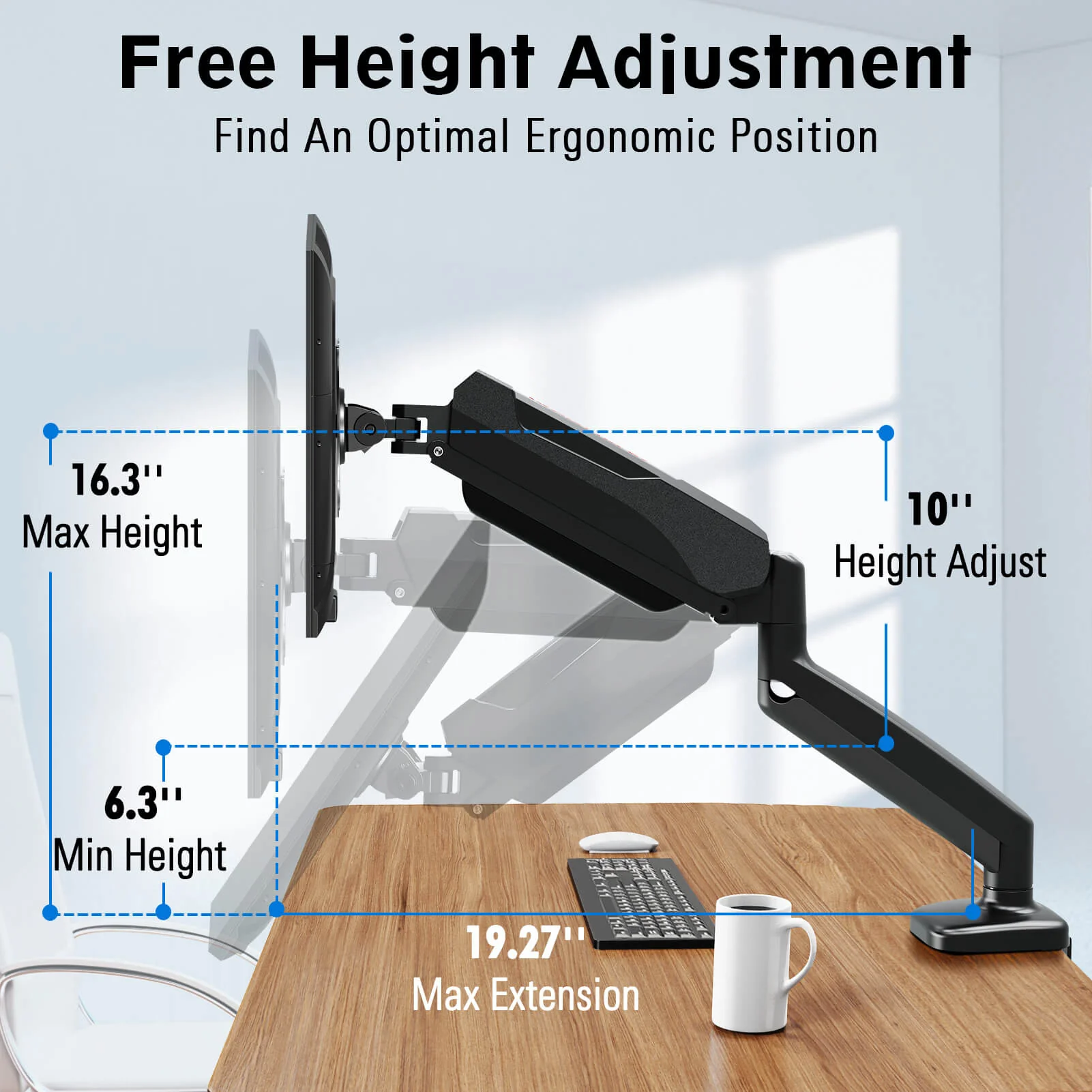 GMK914/GMK915 Monitor Mount Stand - Image 4