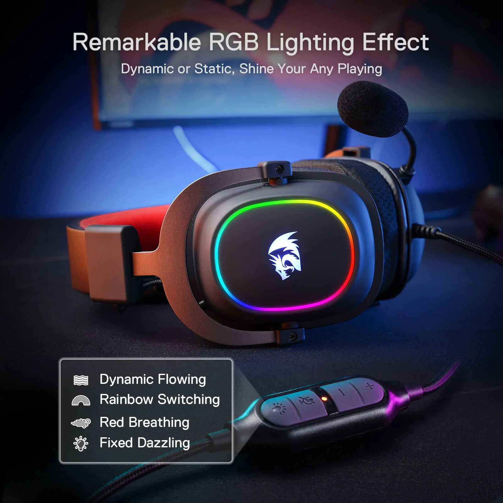 (Open-box) H510 ZEUS-X RGB Wired Gaming Headset - Image 3
