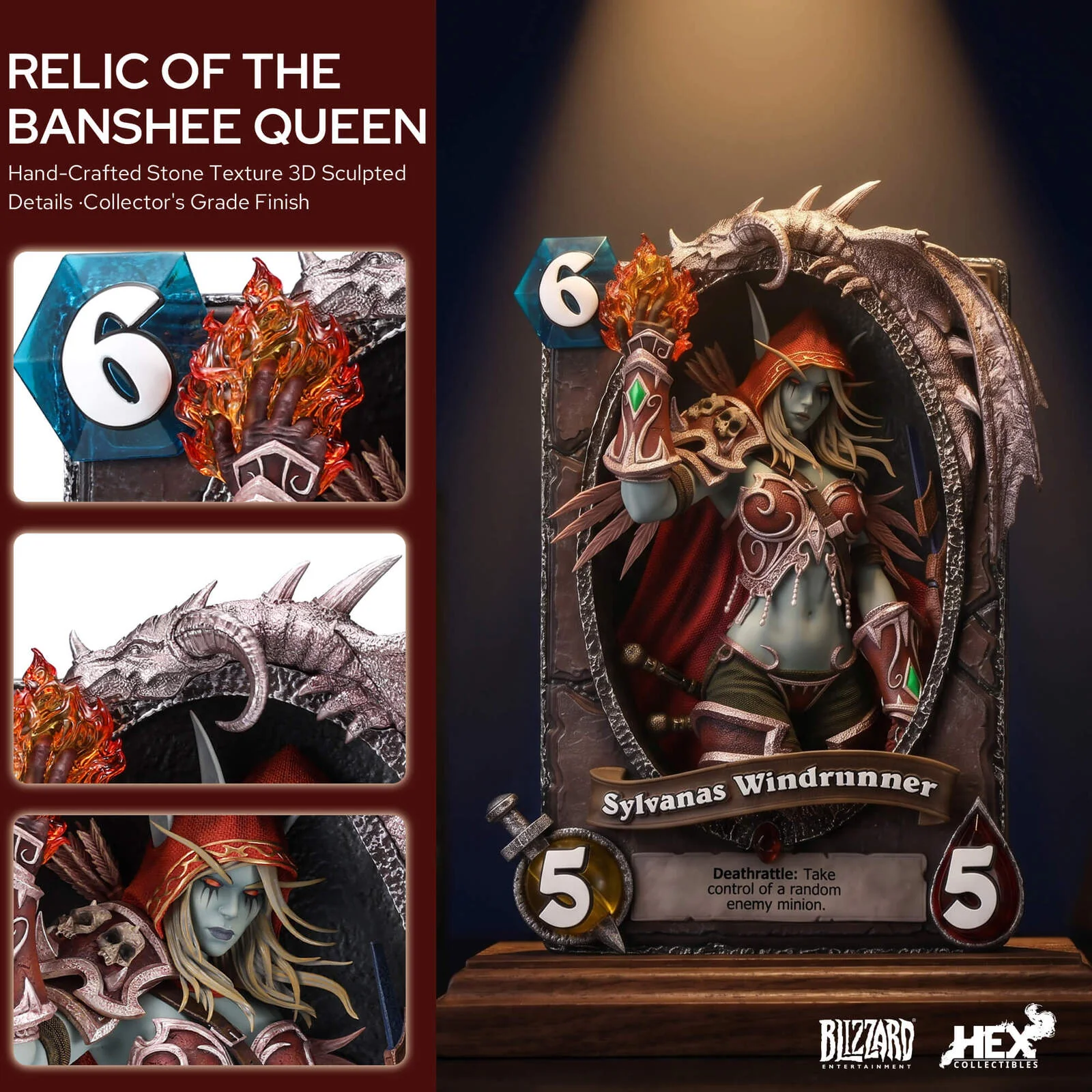 Hearthstone Sylvanas Card Display Frame - Image 3