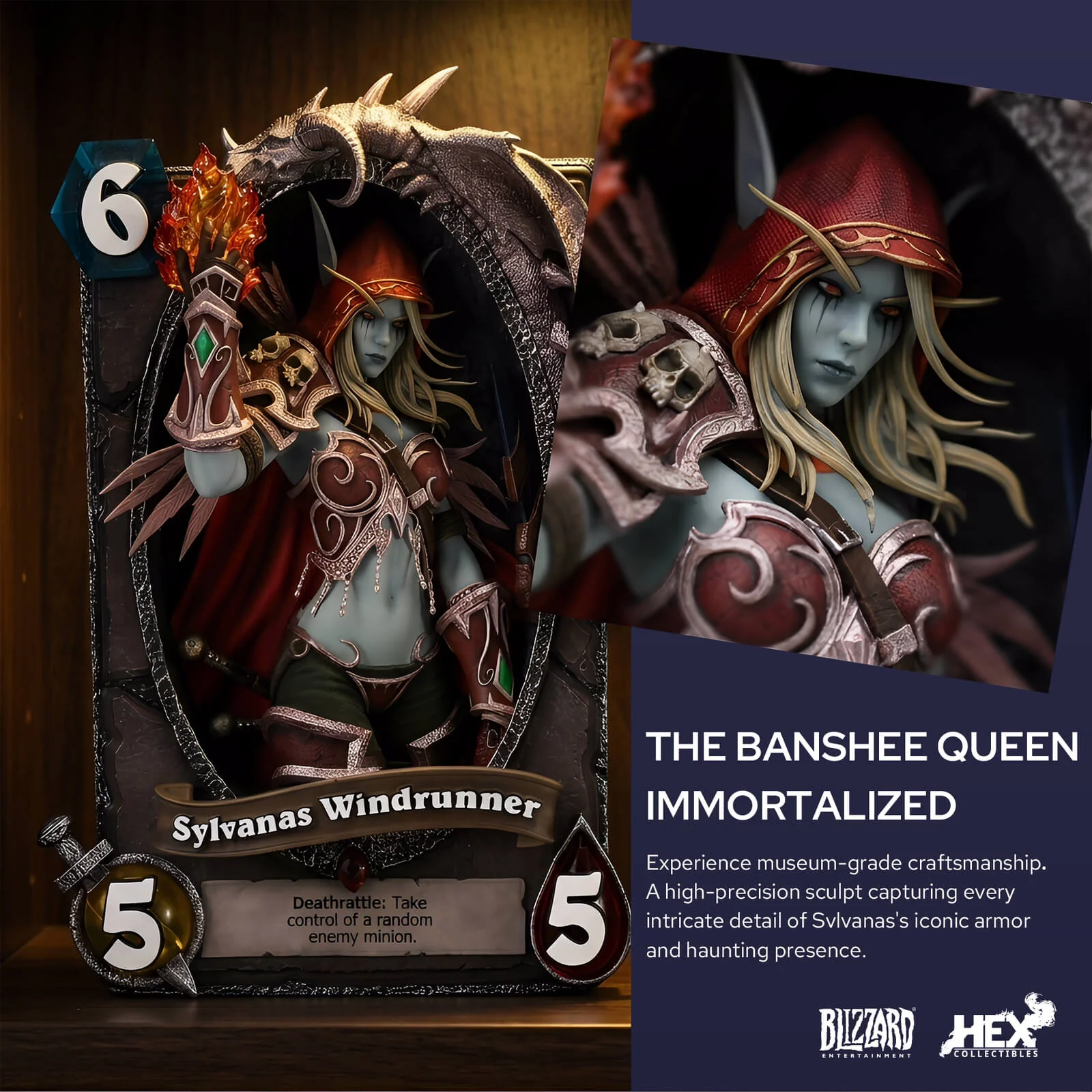 Hearthstone Sylvanas Card Display Frame - Image 5
