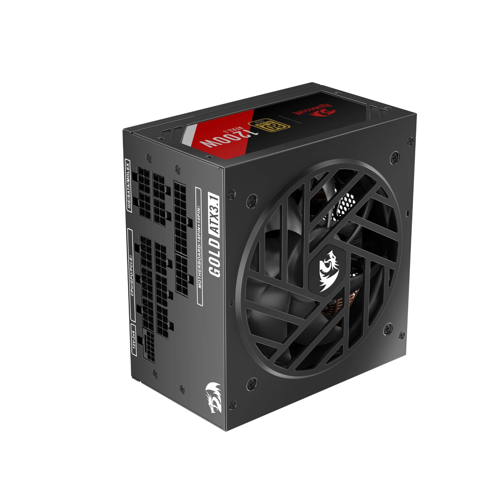 MASTER RGPS PRO 1200W 80 PlusĀ® Gold ATX 3.1 PSU (Black & White) - Image 17