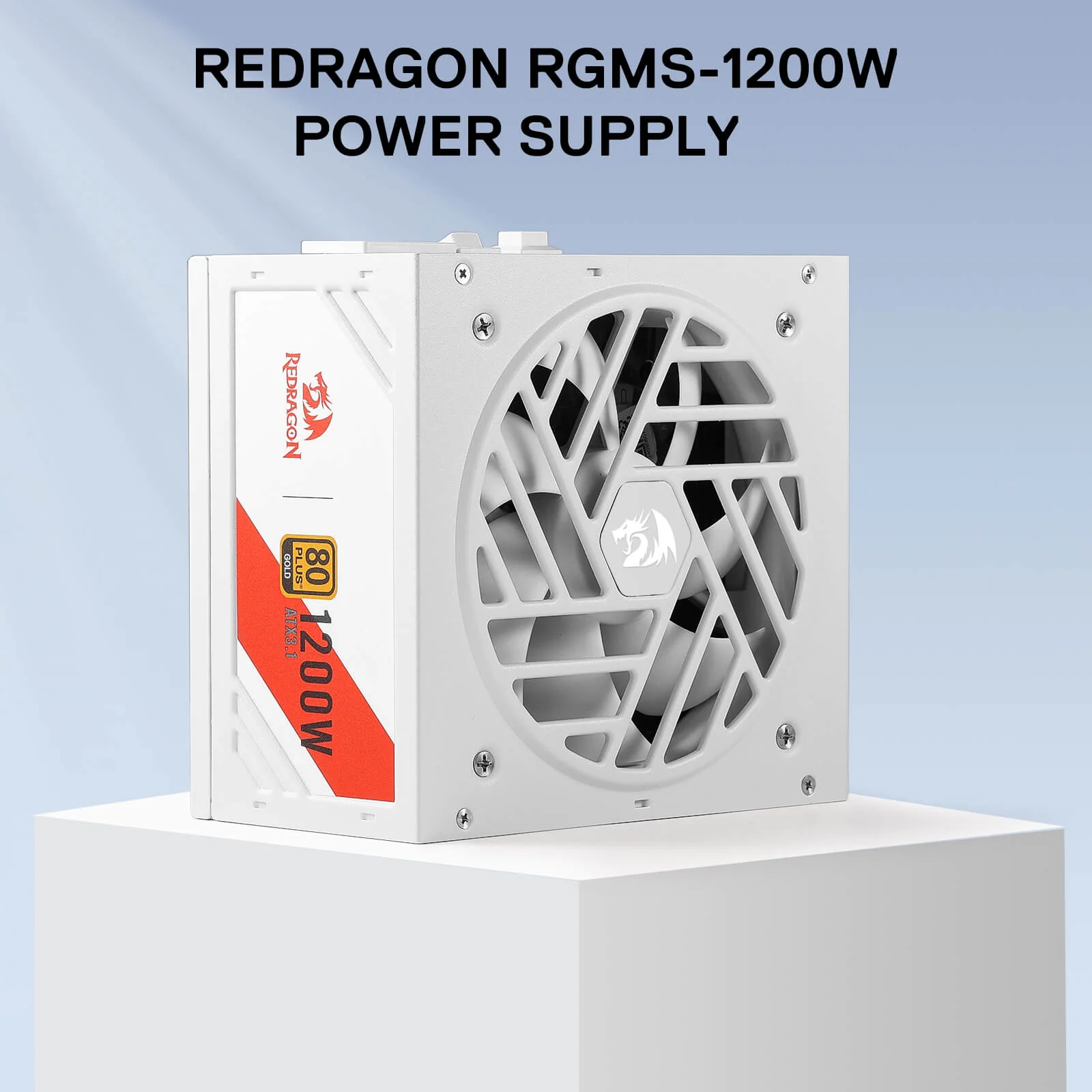 MASTER RGPS PRO 1200W 80 PlusĀ® Gold ATX 3.1 PSU (Black & White) - Image 5