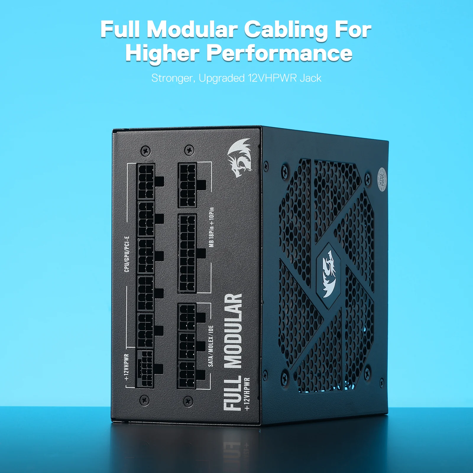 80 Plus® Gold Certified Fully Modular RGB PSU (Black & White) - Image 8