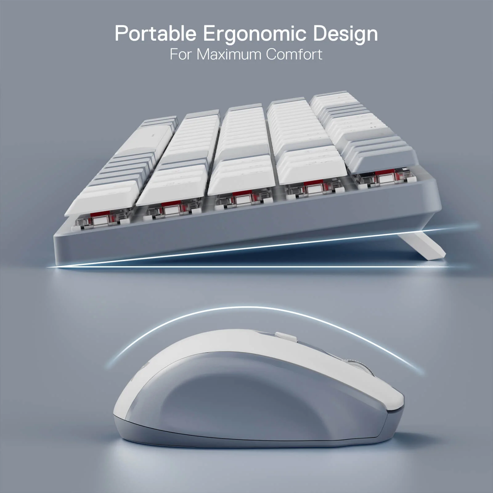 (Open-box) BS8772 Wireless Keyboard and Mouse Combo - Image 13