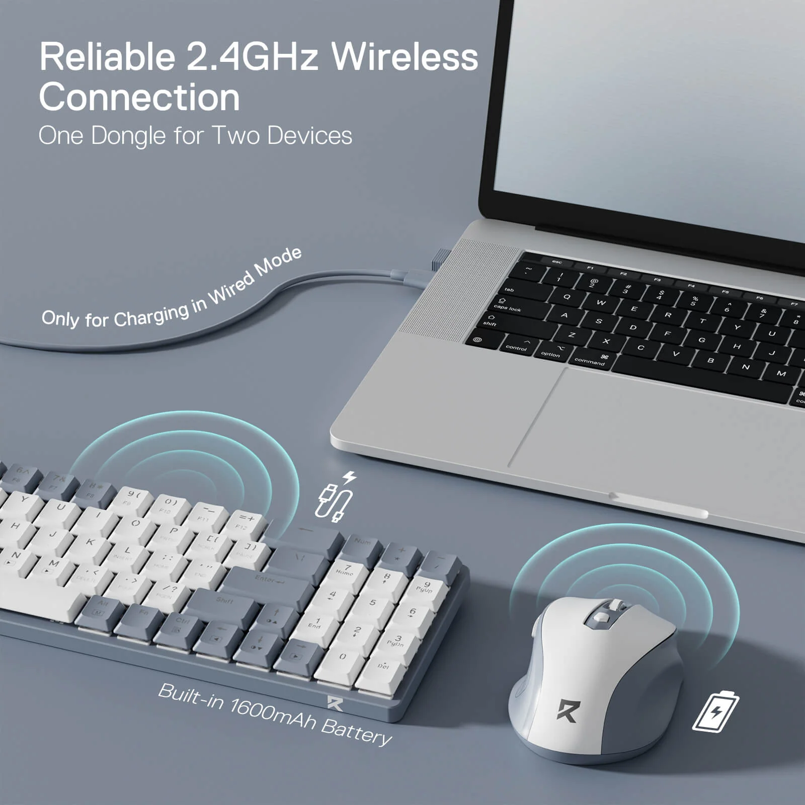 (Open-box) BS8772 Wireless Keyboard and Mouse Combo - Image 16