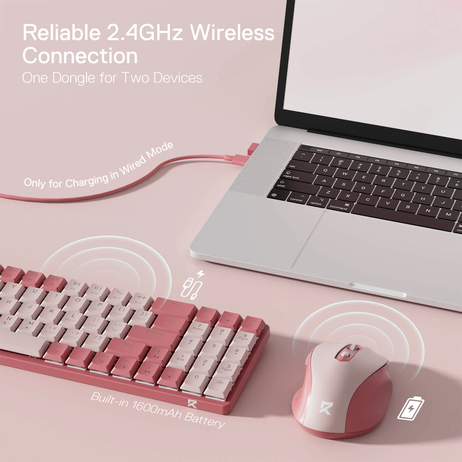 (Open-box) BS8772 Wireless Keyboard and Mouse Combo - Image 27