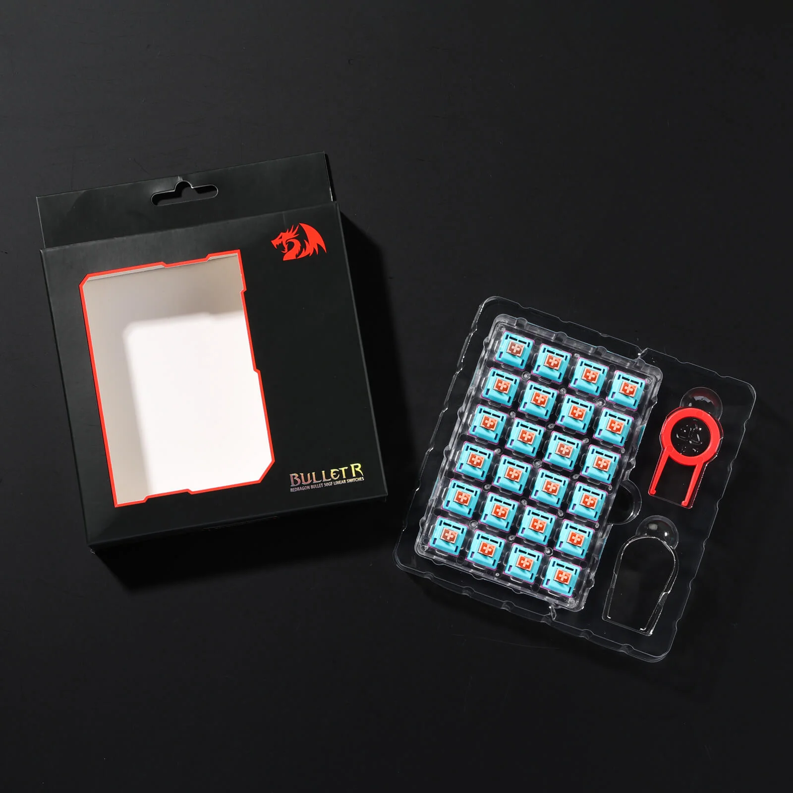 BULLET-R A113 Mechanical Switch (24 pcs Switches, Red Equivalent) - Image 7