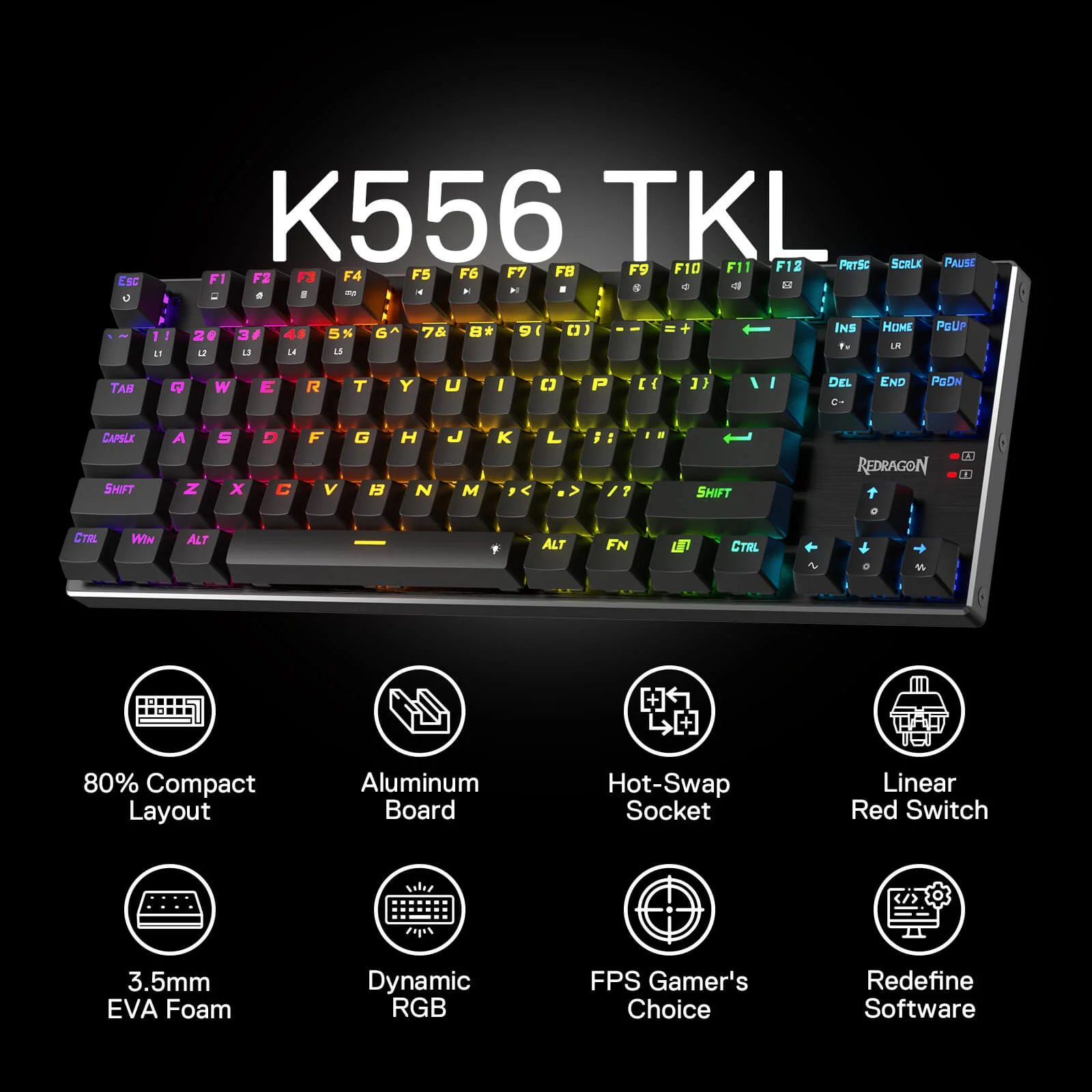 (Open-box) DHARMA K556 TKL - Image 3