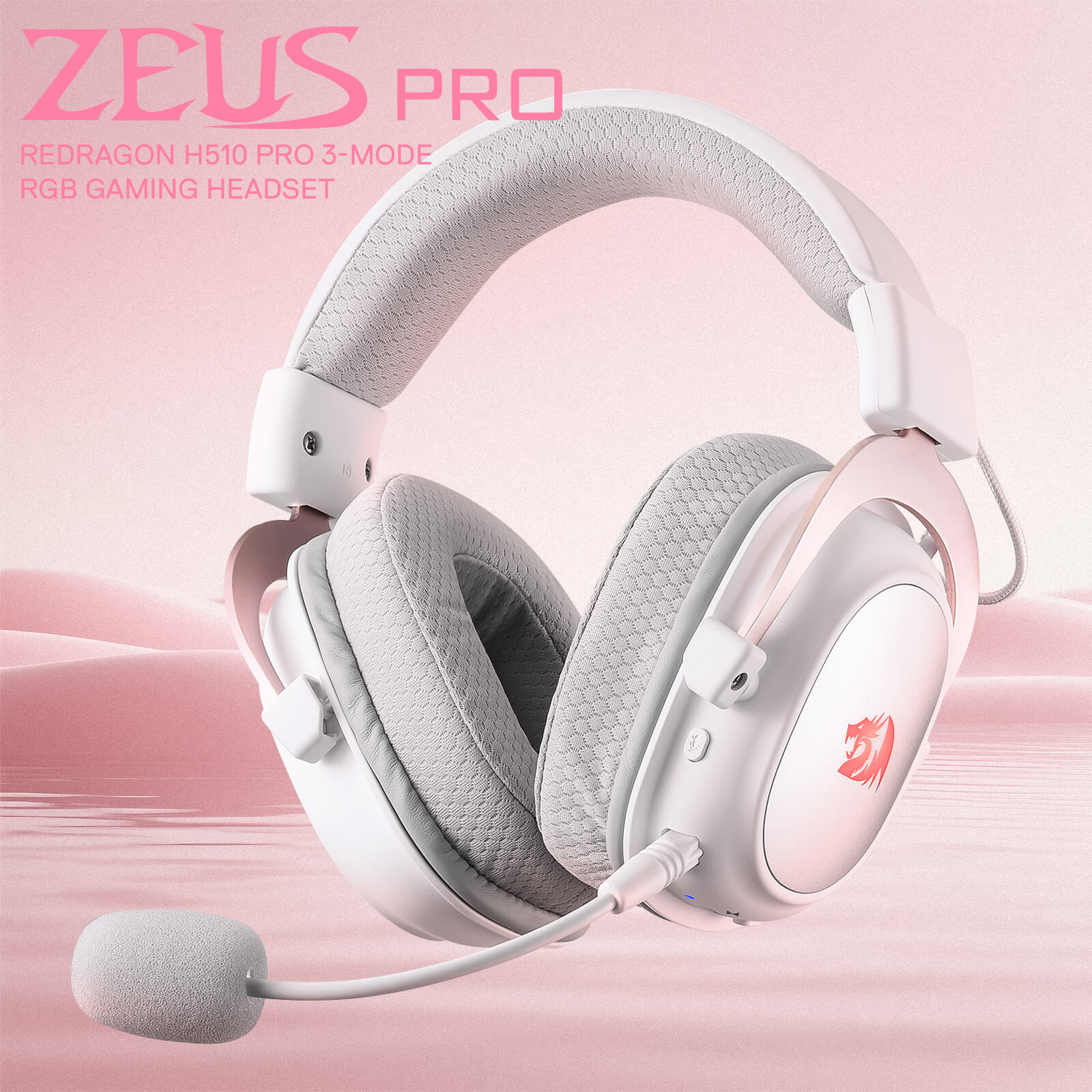 H510 ZEUS-X RGB Wireless Gaming Headset - Image 9