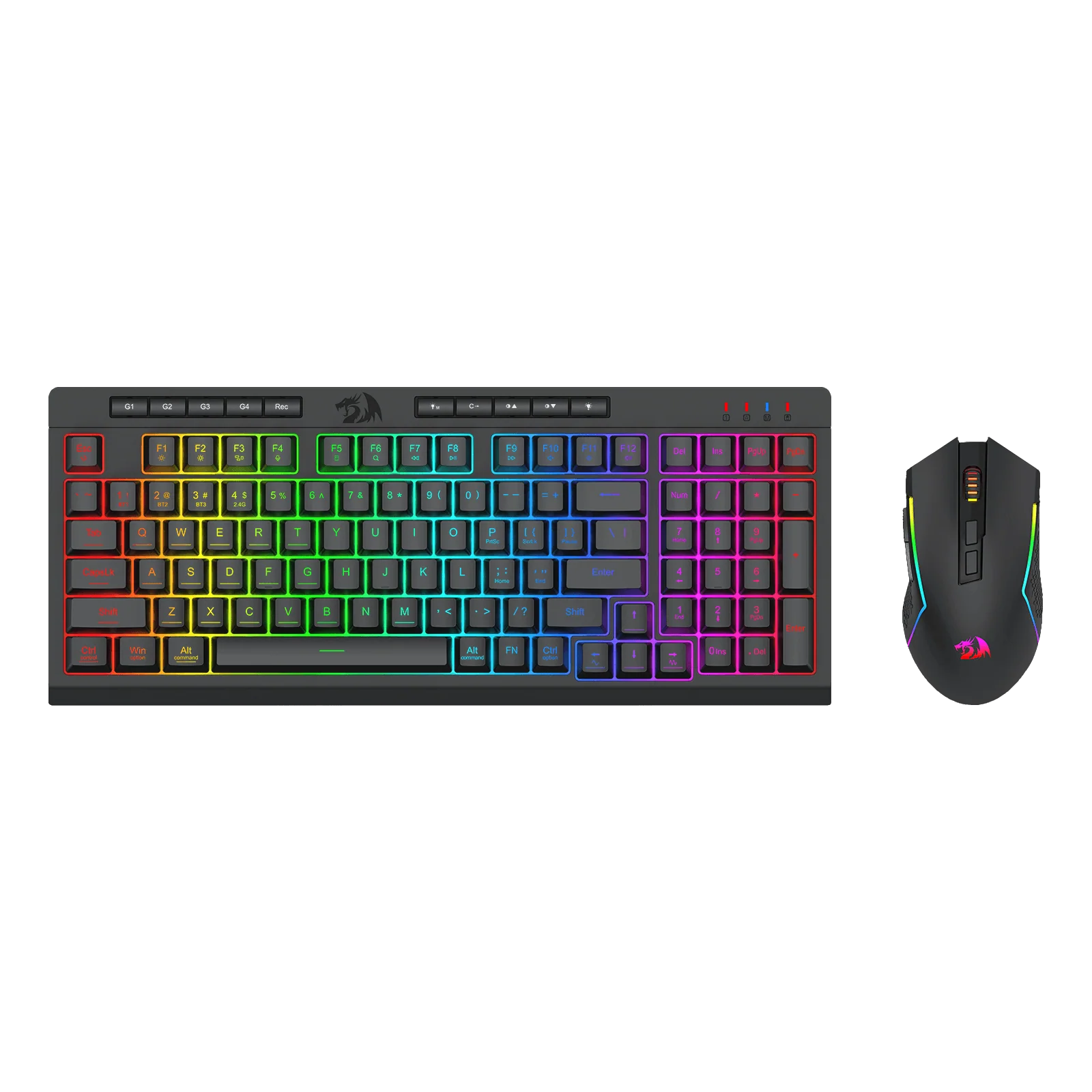 RYLO PRO S142 Membrane Gaming Keyboard & Mouse Tri-Mode Combo - Image 12