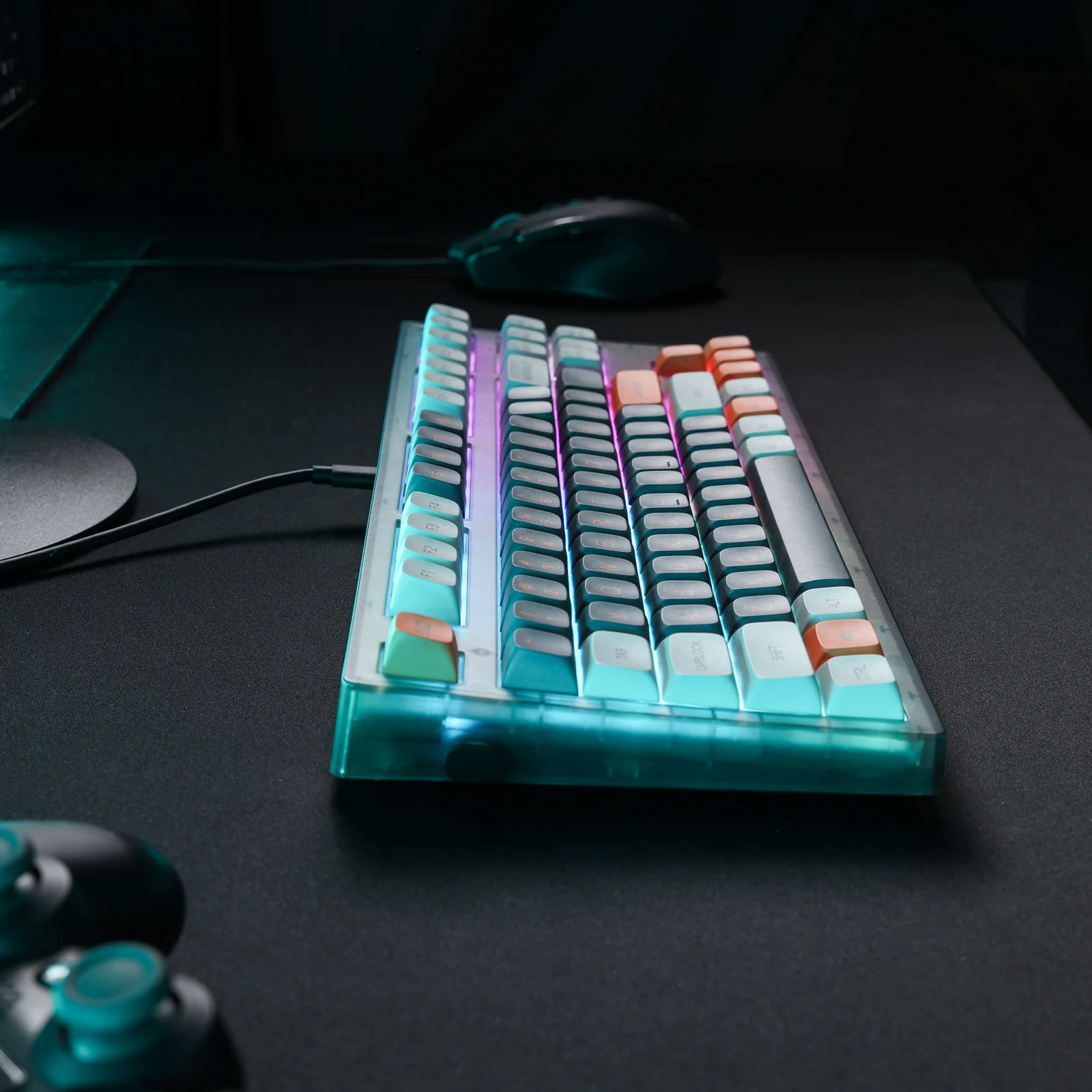 (Only Keycaps) Redragon x LTC PBT Double Shot 112-Key Pudding Keycaps Set, KDA Profile for ANSI Layout 61/68/84/87/98/104 Keys Mechanical Keyboard, with Keycap Puller - Image 10