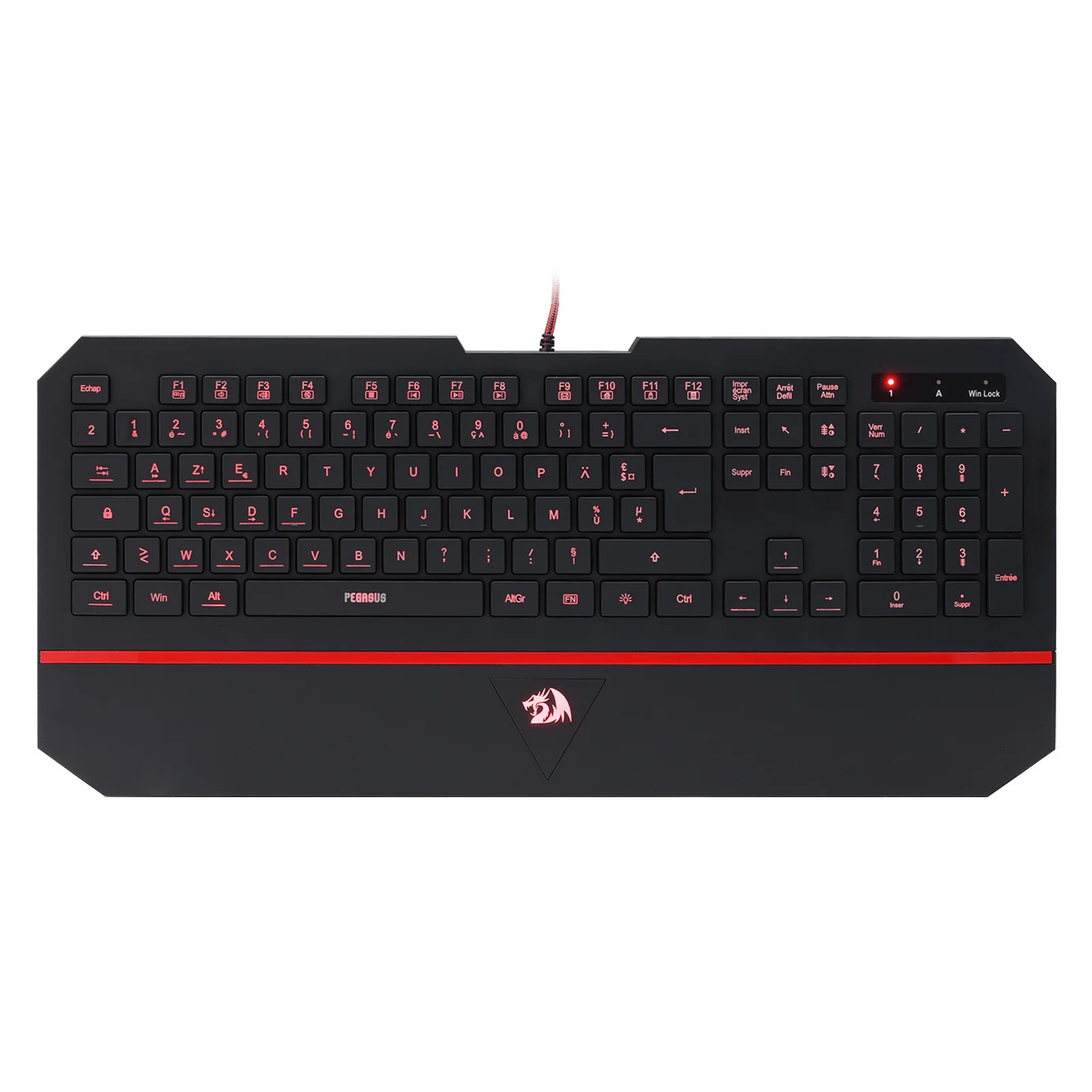 PEGASUS K502 Clavier De Jeu À Membrane Filiaire (French Layout Only) - Image 3