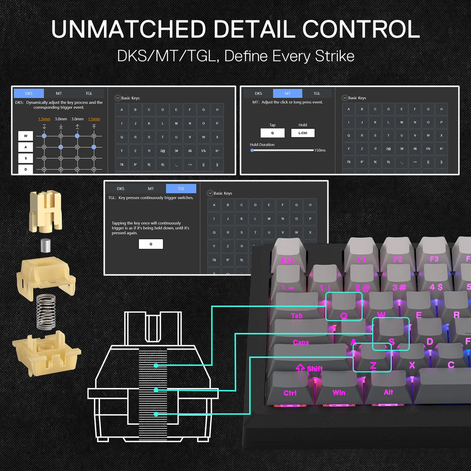 PENUMBRA K687 HE Rapid Trigger Gaming Keyboard - Image 7