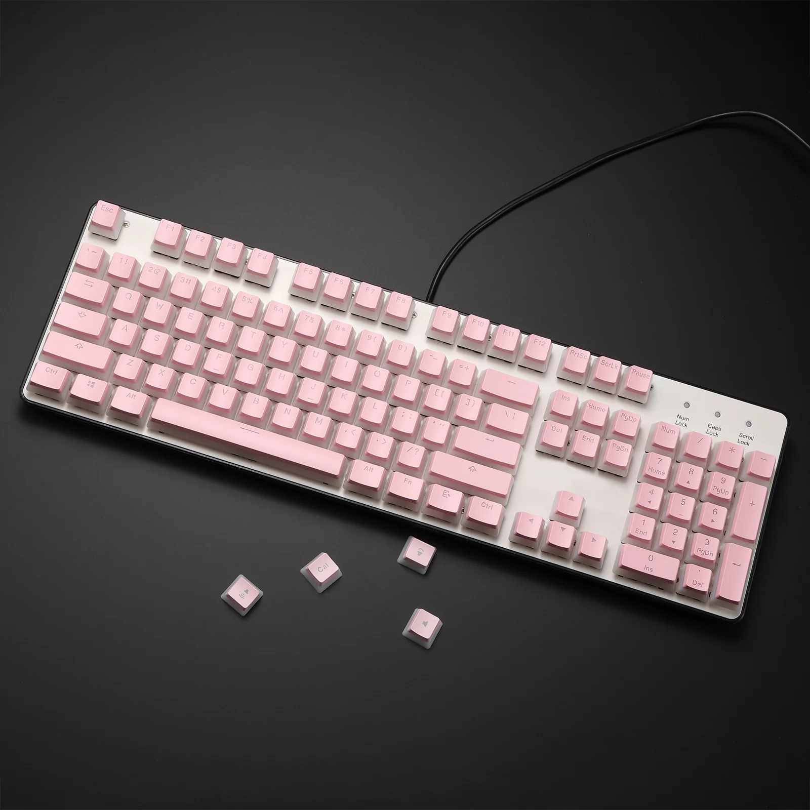 (Only Keycaps) Redragon X LTC PBT Double Shot 108 Pudding Keycaps Set (Ships to US Customers Only) - Image 4