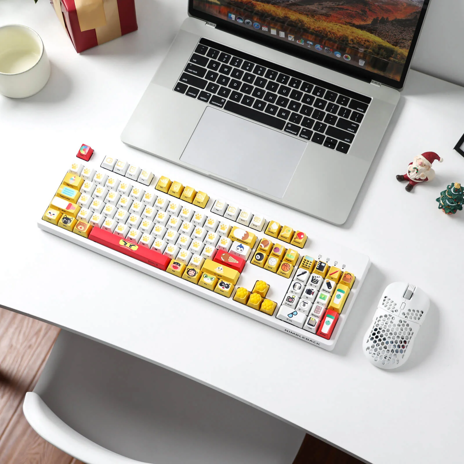 (Only Keycaps) Redragon X LTC 108-Key OEM Profile PBT Double Shot Keycaps - Image 9