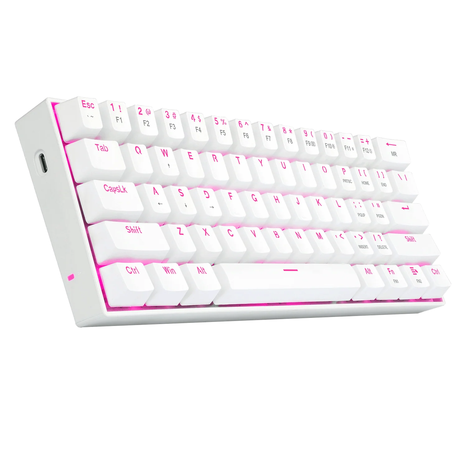 Redragon K630 White 60% Keyboard - Image 8