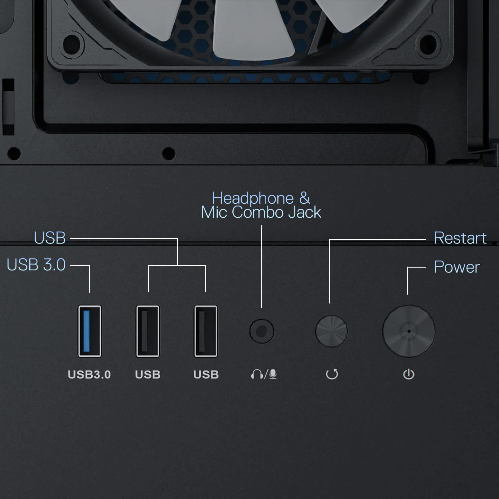 REFLECT FLOW CA606 ATX Gaming PC Case - Image 10