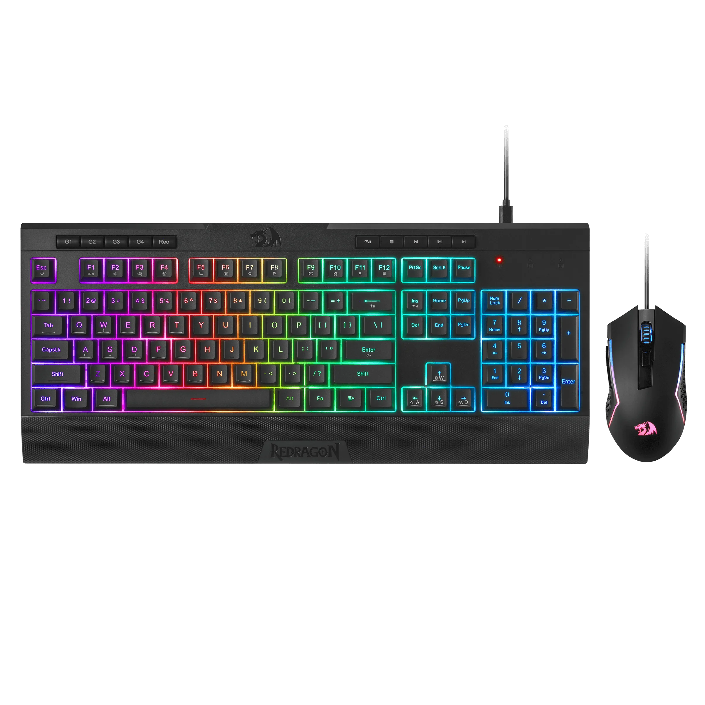 S151 Membrane Gaming Keyboard & Mouse Wired Combo - Image 19