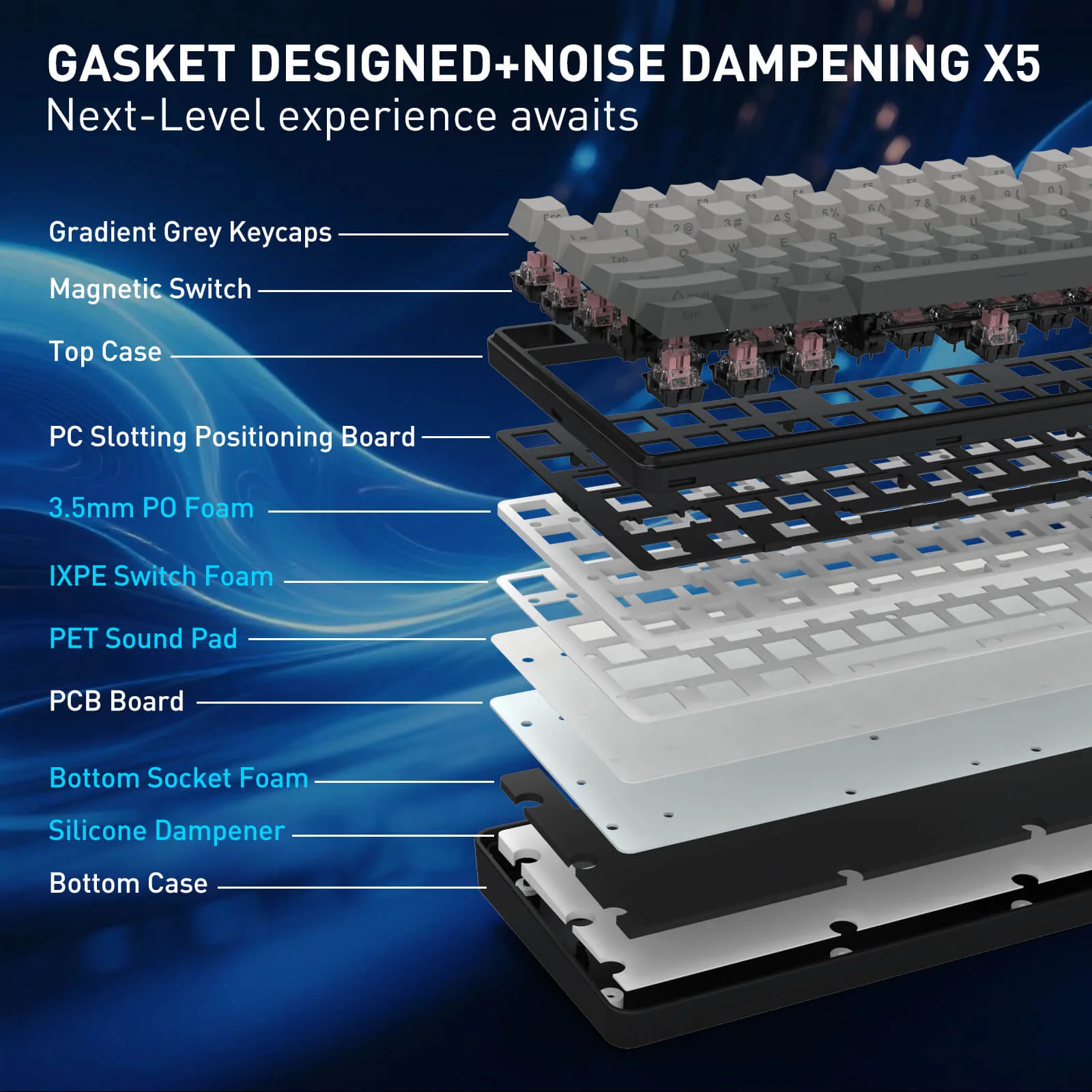 STAR BLADE K707 HE Rapid Trigger Gaming Keyboard - Image 5