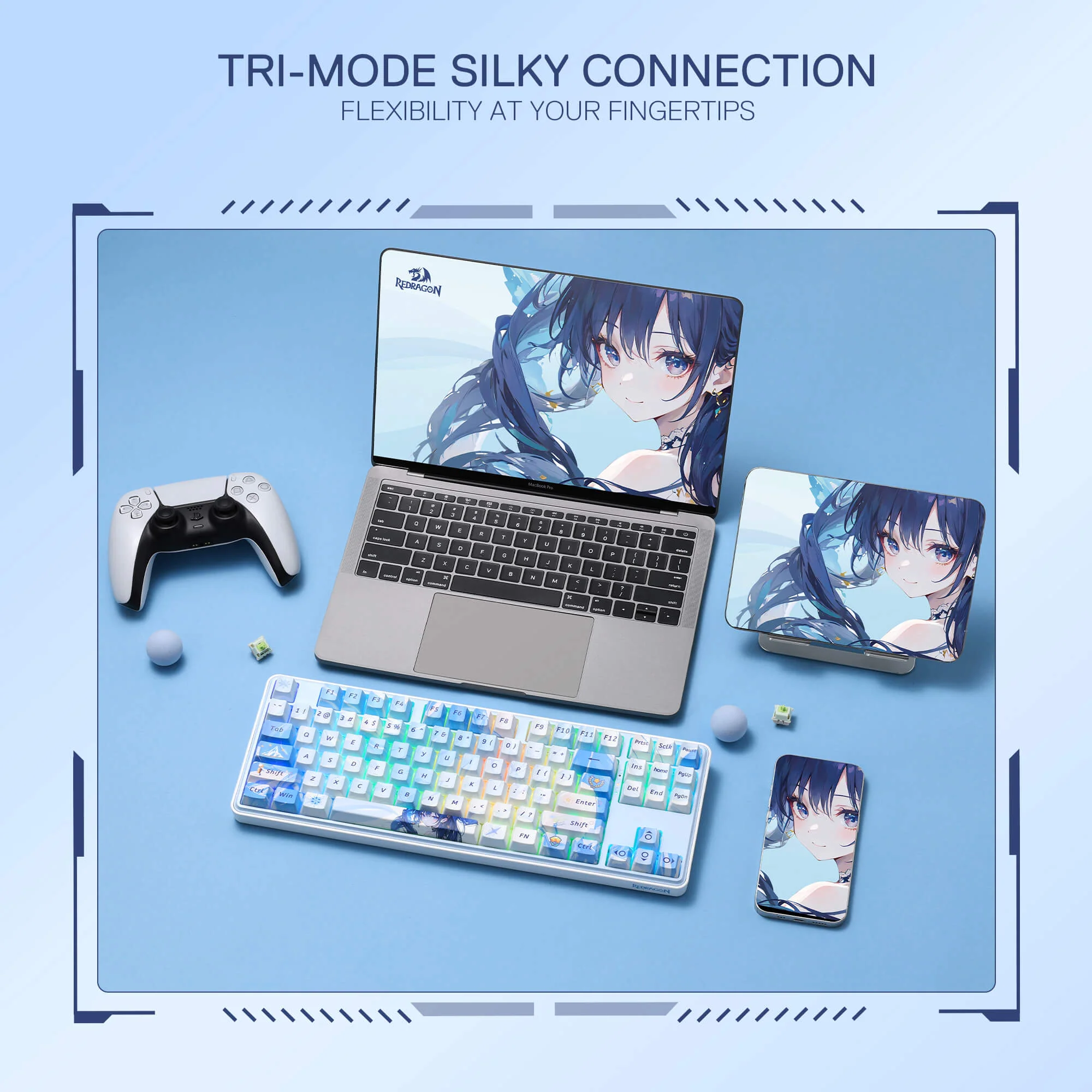 STAR BLADE K707 PRO Anime Keyboard - Image 8