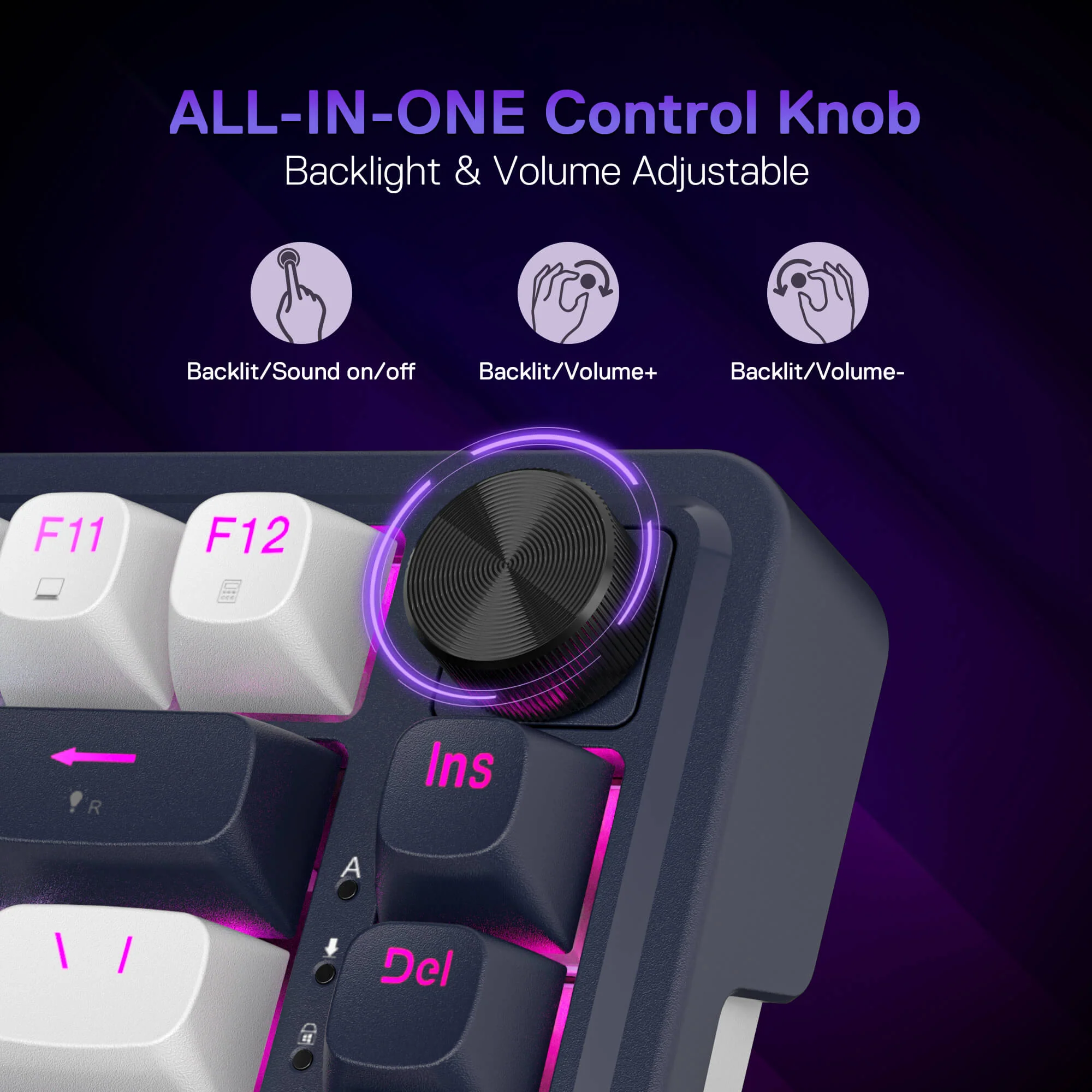 UCAL K673 HE Rapid Trigger Gaming Keyboard - Image 4